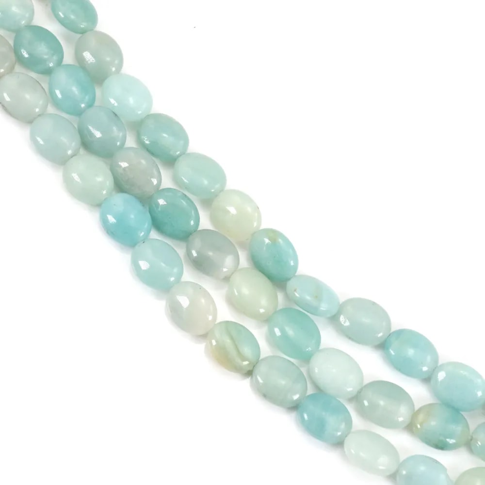 Amazonite Ovale 8x10mm x 40cm