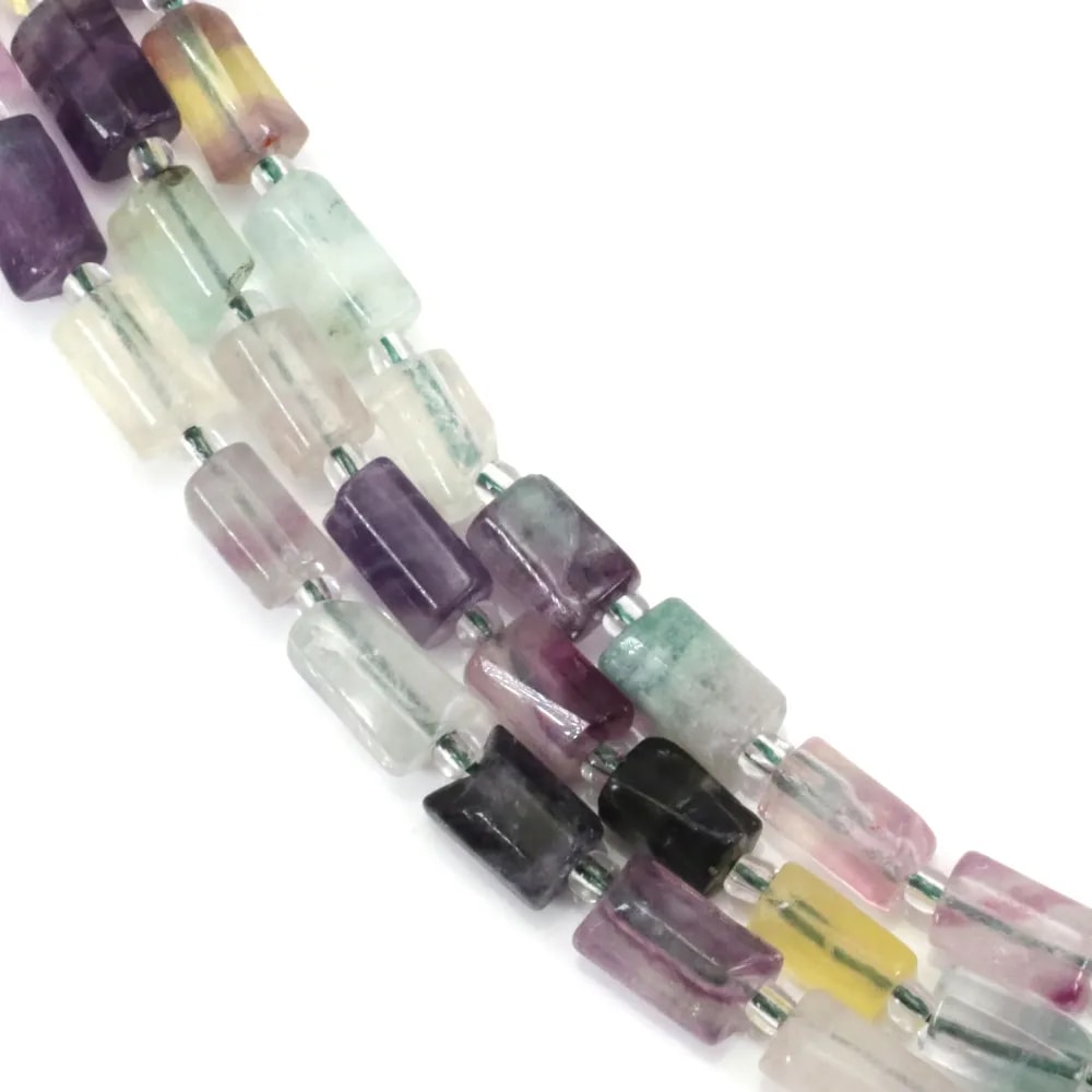 Fluorite baroque 7x11mm x 39cm (31pcs)