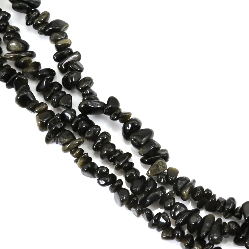 Obsidienne chips x 80cm