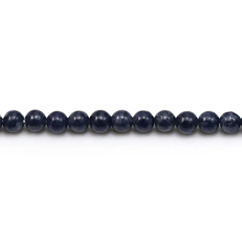 Saphir rund 4mm x 6 Stk.