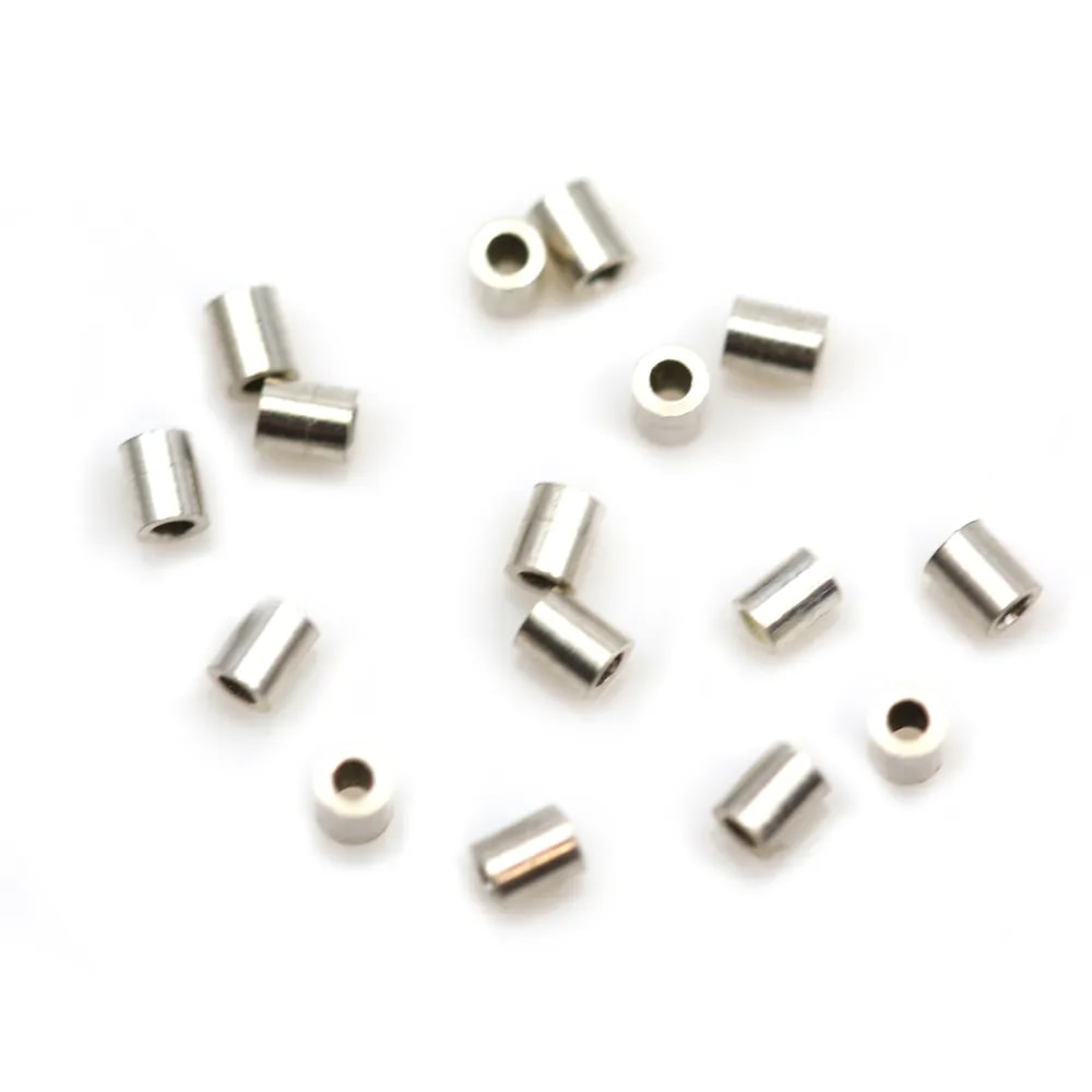 Tube 46mm argent 925 x 1pc