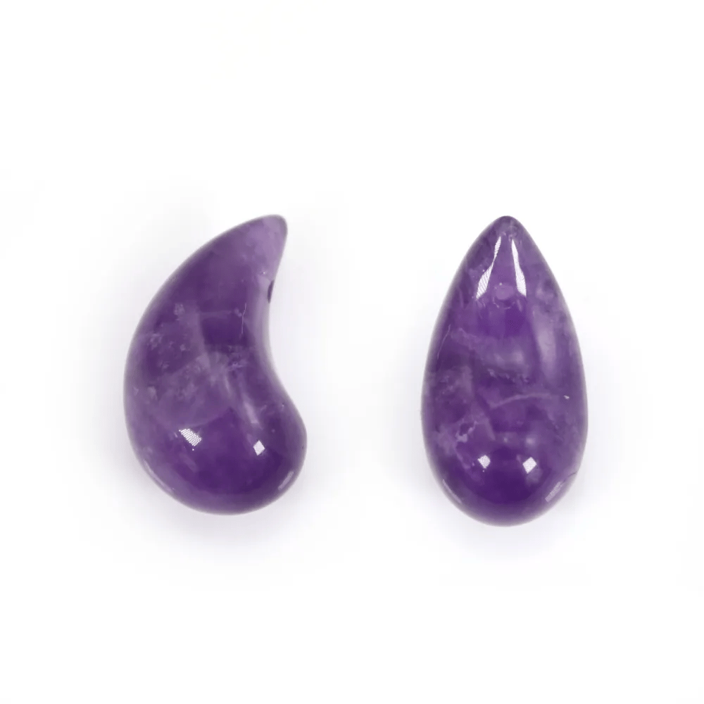 Amethyst Tropfen halbgebohrt 10x20mm x 1 Stk.