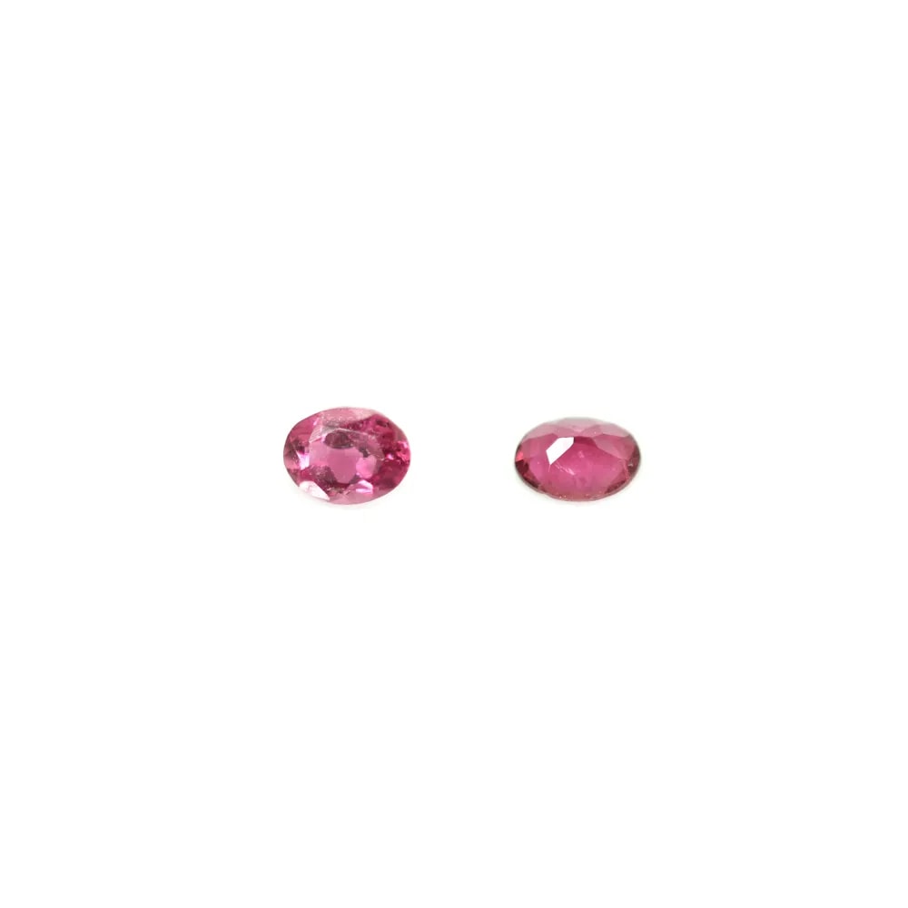 Tormalina rosa da incastonare, taglio ovale 3x4mm x 1pz