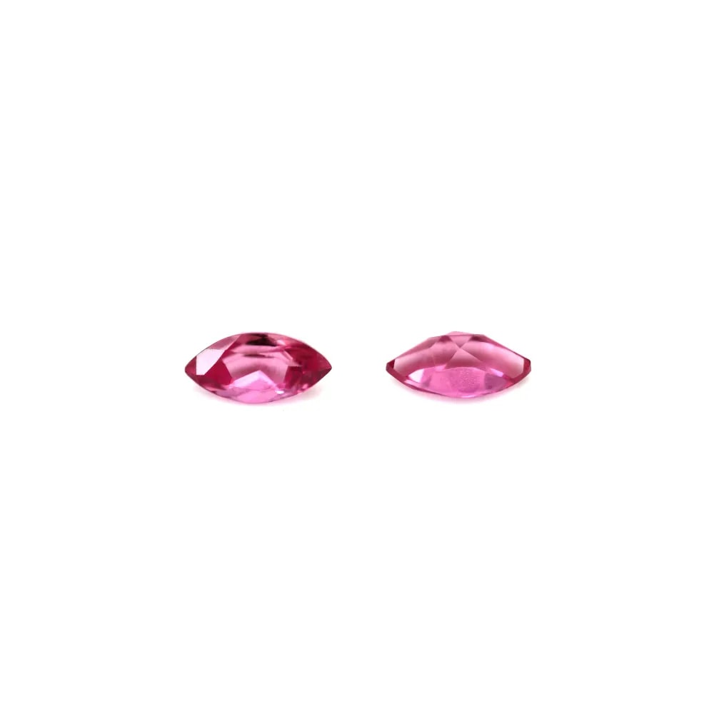 Tourmaline rose à sertir, taille marquise 3x6mm x 1pc