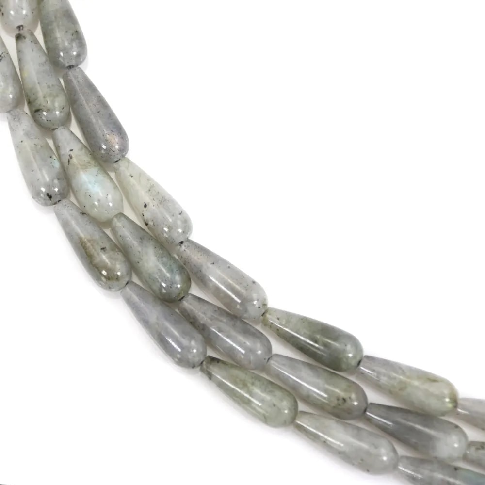 Labradorita gota 6x16mm x 39cm