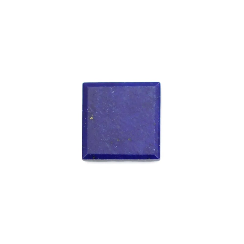Cabochon Lapis Lazuli quadratisch flach 10mm x 1 Stk.