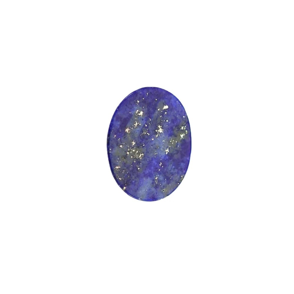 Cabochão de Lápis Lazúli oval plano 6x8mm x 1 peça