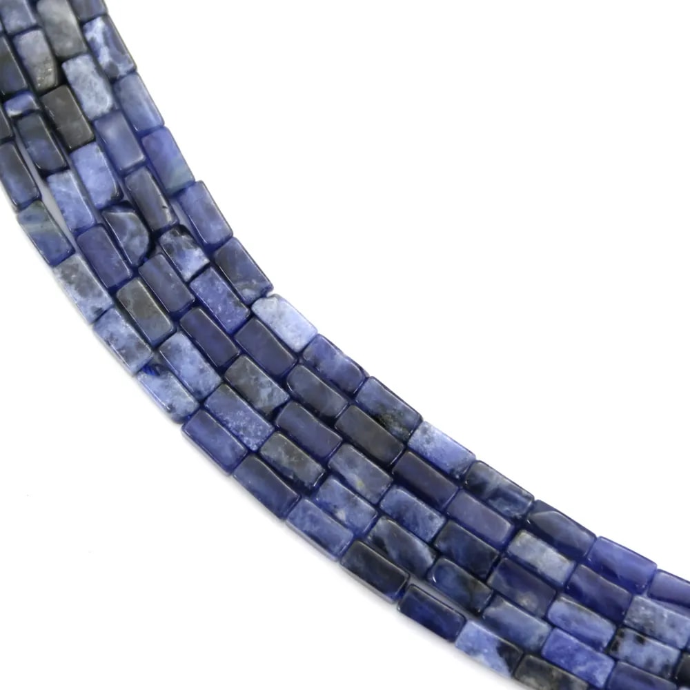 Sodalite rectangle 2x4mm x 39cm