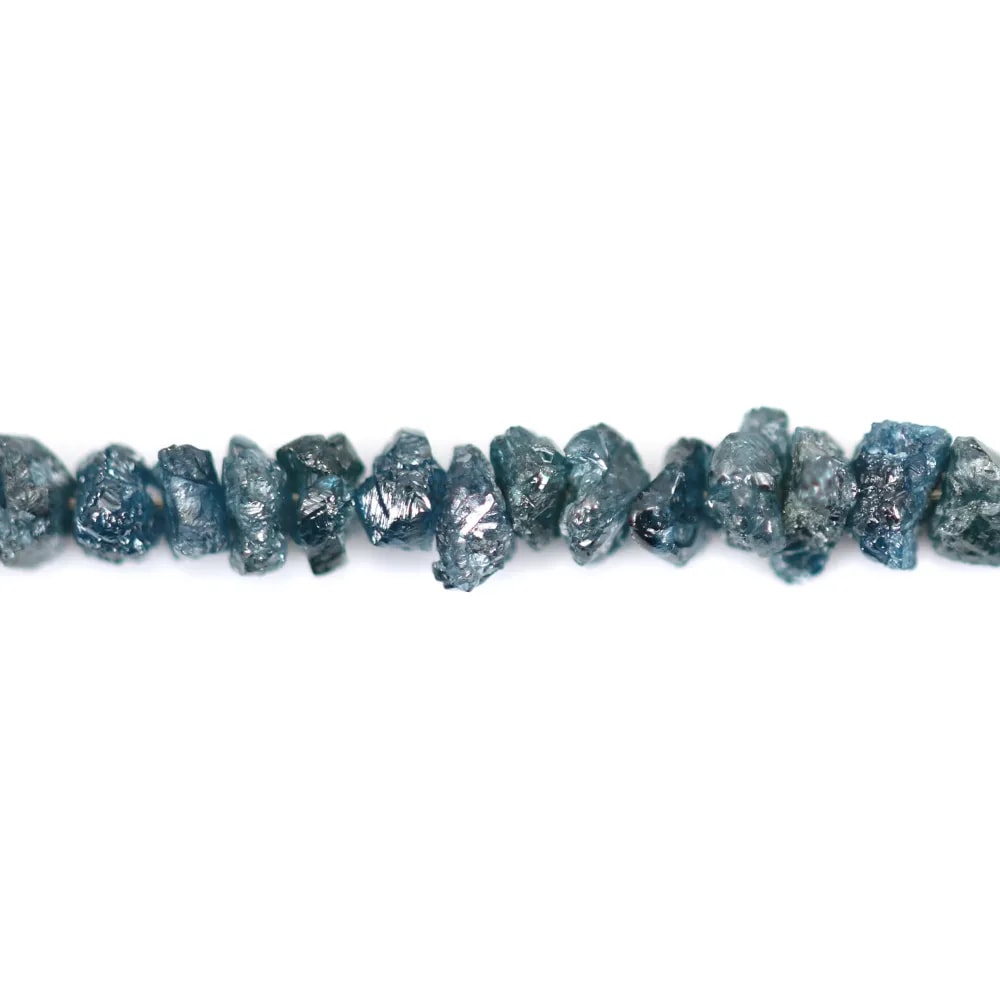 Rough blue diamond 2-3mm x 42cm