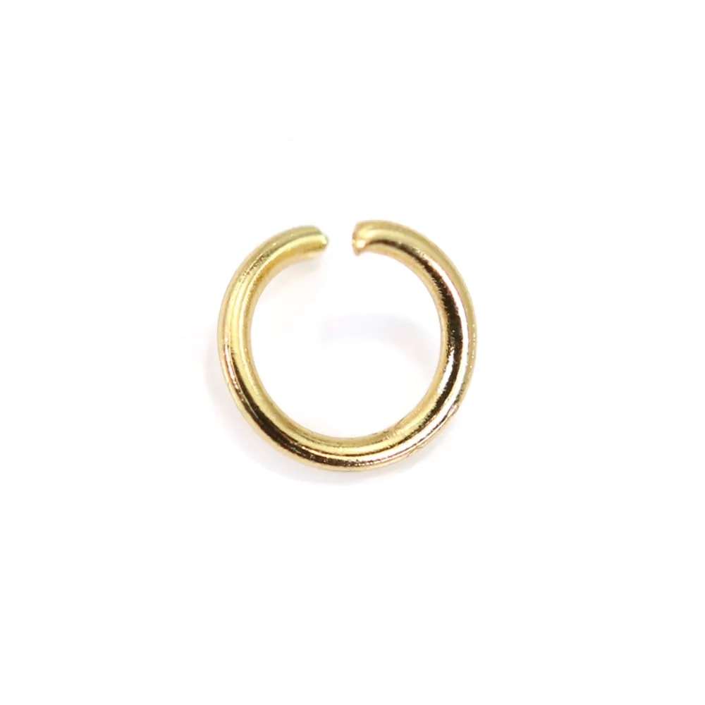 Open rings 6x0.7mm - Stainless Steel Gold 304 x 20pcs