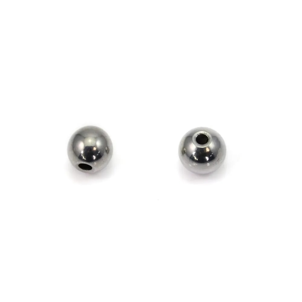 Pérola bola 6mm - Aço Inox 304 x 10pcs