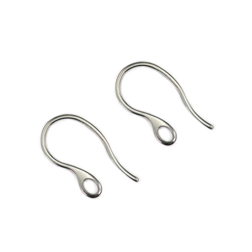 Gancho de orelha 11x22mm - Aço Inoxidável 304 x 6pcs