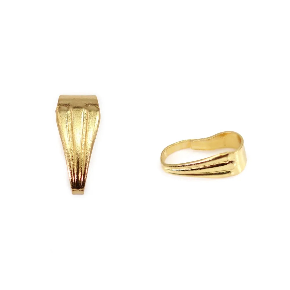 Bélière stilizzato 8.5mm - Acciaio Inox 304 dorato x 10 pezzi