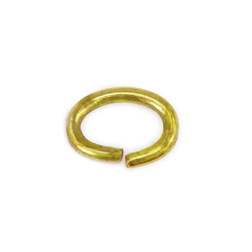 Anneaux ovales ouverts en laiton brut 5x7mm x 100pcs