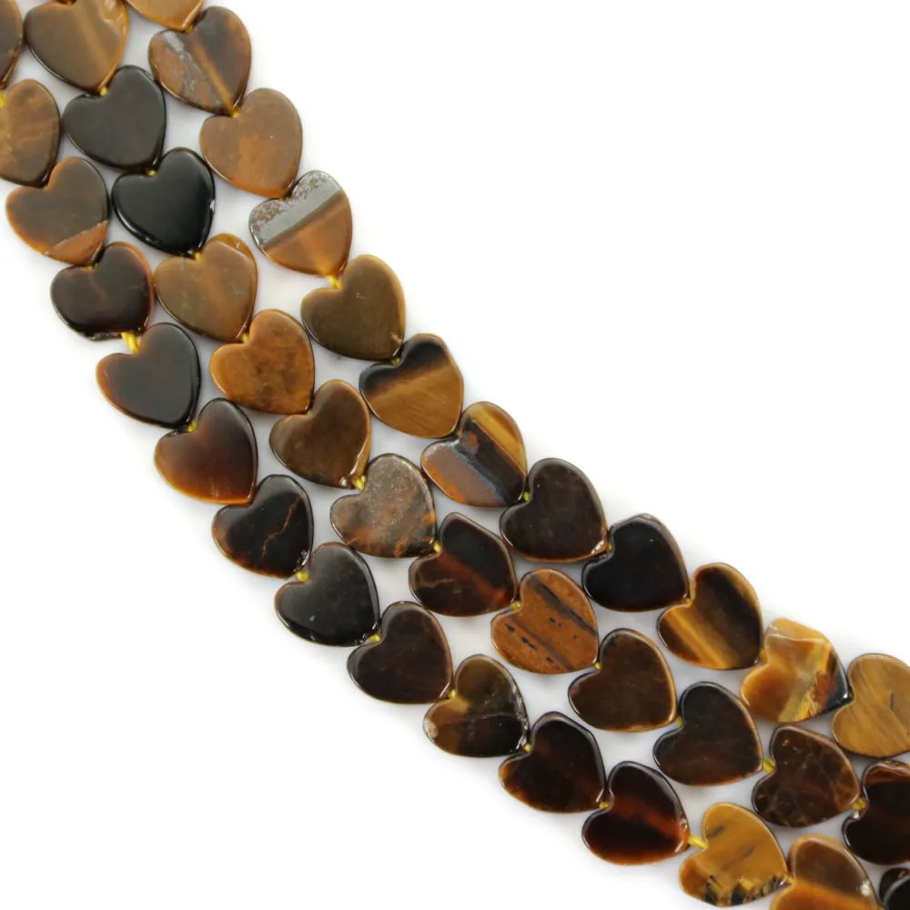 Olho de Tigre, coração, 6mm x 38cm.