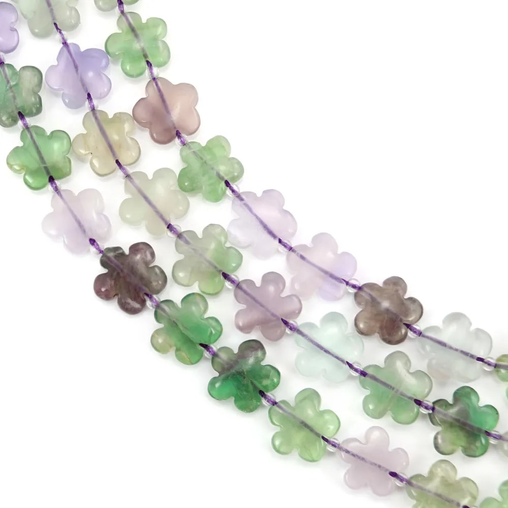 Fluorite flower 15mm