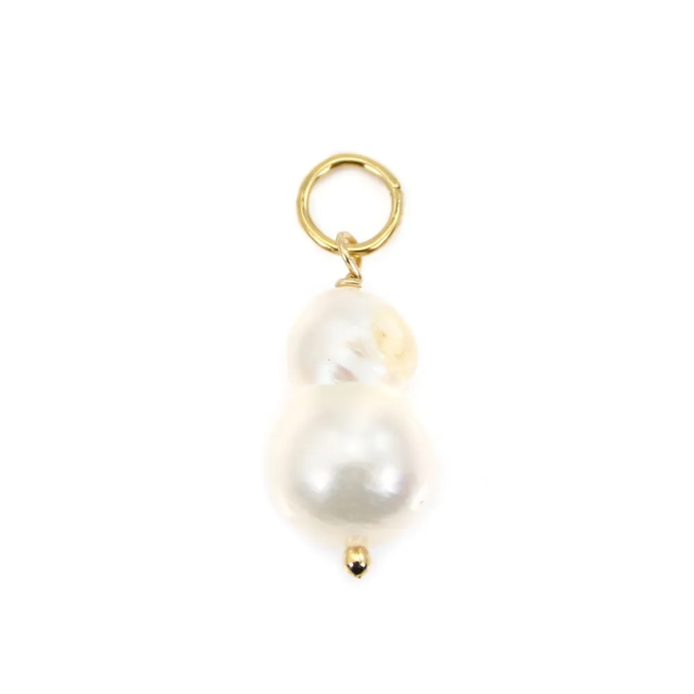 Colgante de perla de agua dulce cultivada barroca - Gold Filled x 1 pieza