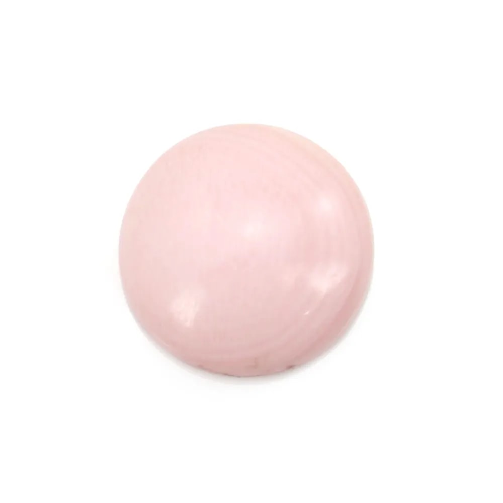 Cabujón de Concha de Lambi rosa ovalado 12mm x 1ud.
