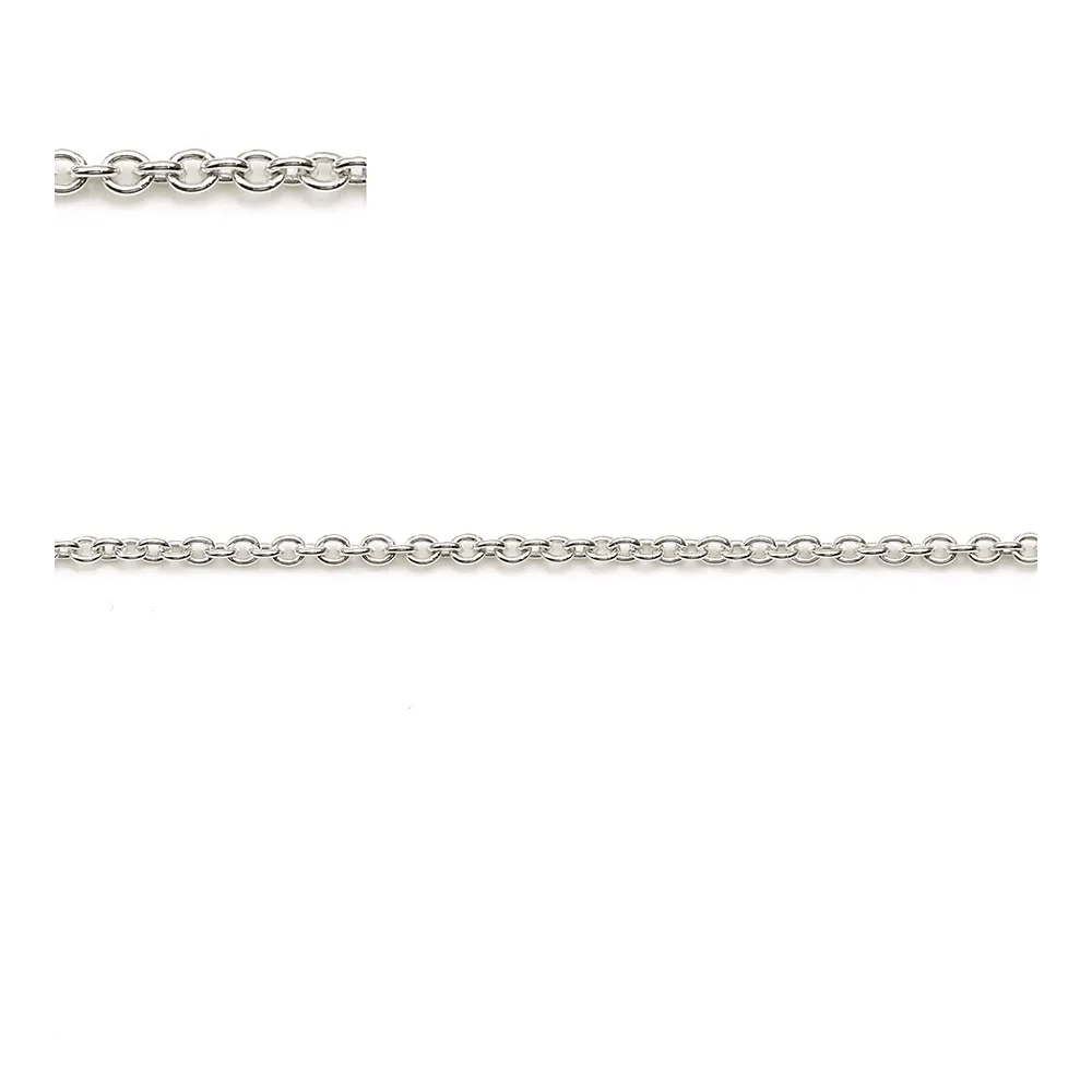 925 agent chain oval link 1.3x1.6x0.35mm x 50cm