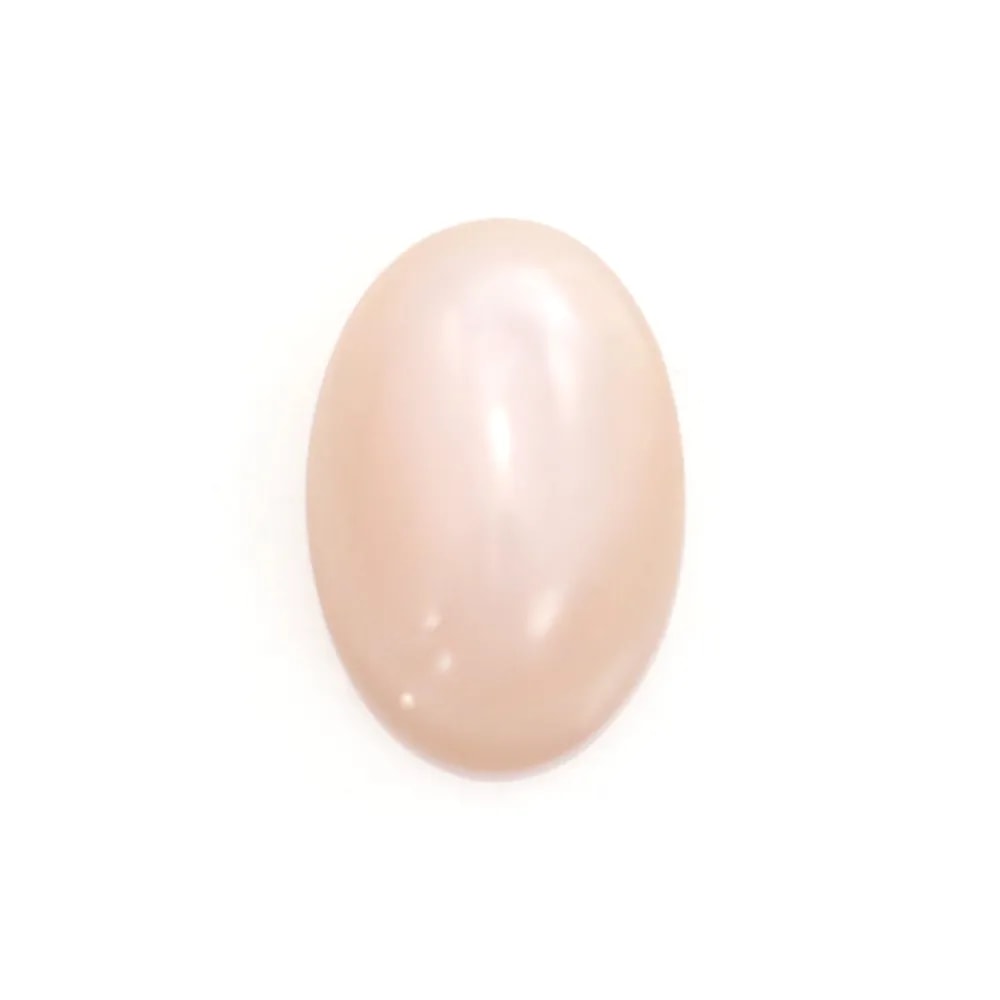 Cabochon Perlmutt rosa oval 4x6mm x 2 Stücke