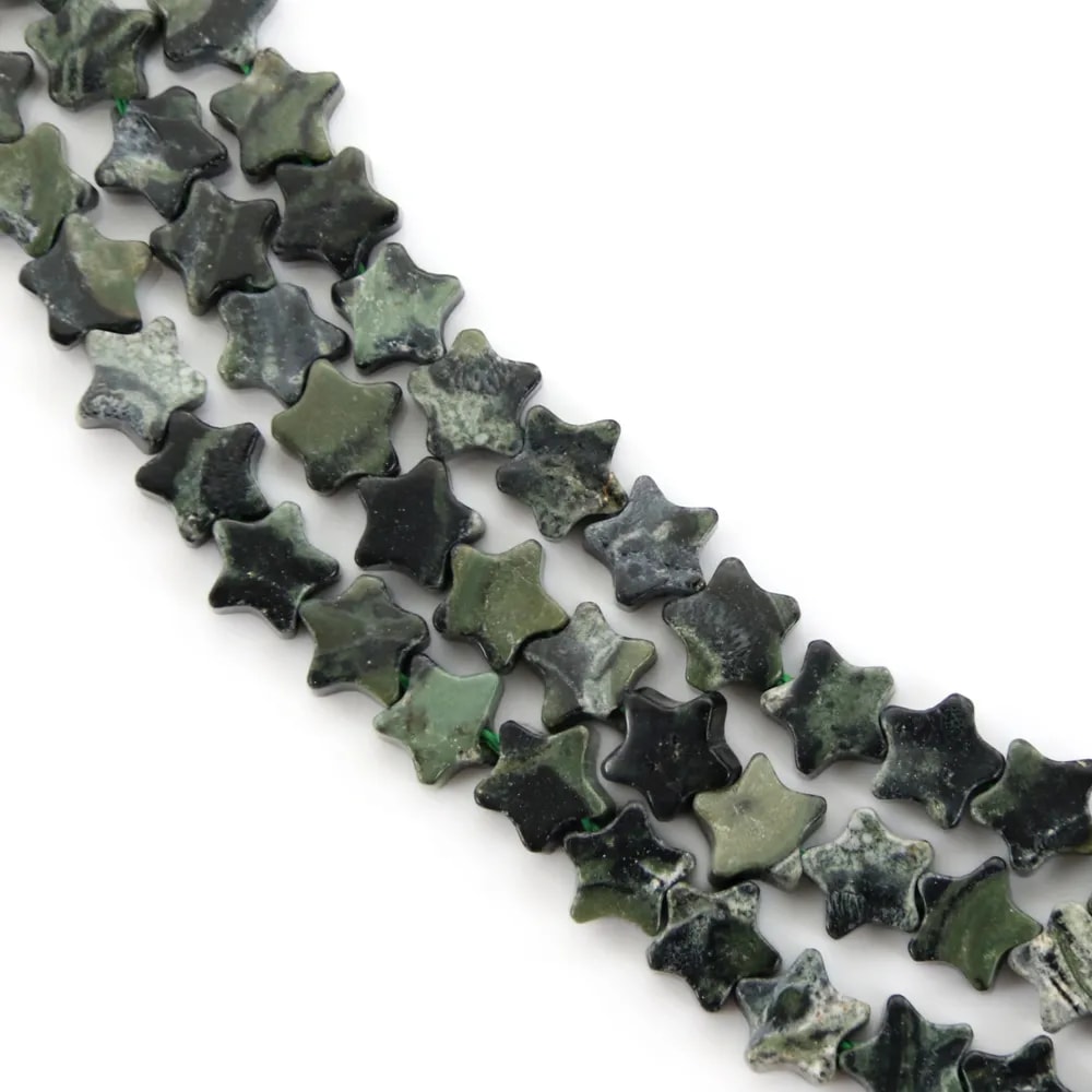Kambaba Jasper star 6mm x 37cm