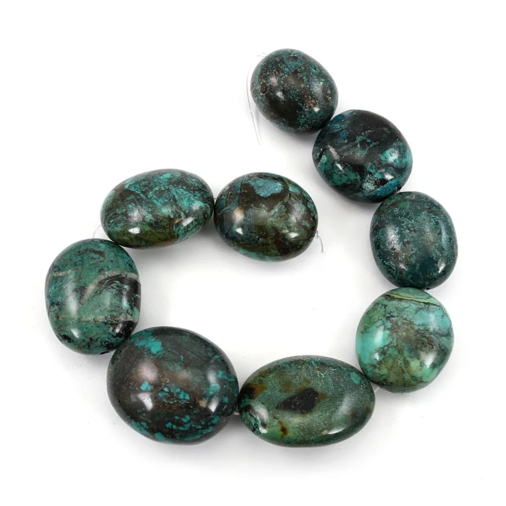Giant size oval Turquoise bead