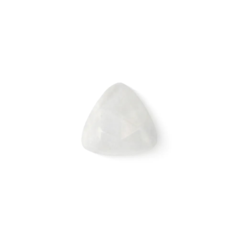Cabochão Pedra da Lua Triângulo Facetado 10mm – Pedra Natural