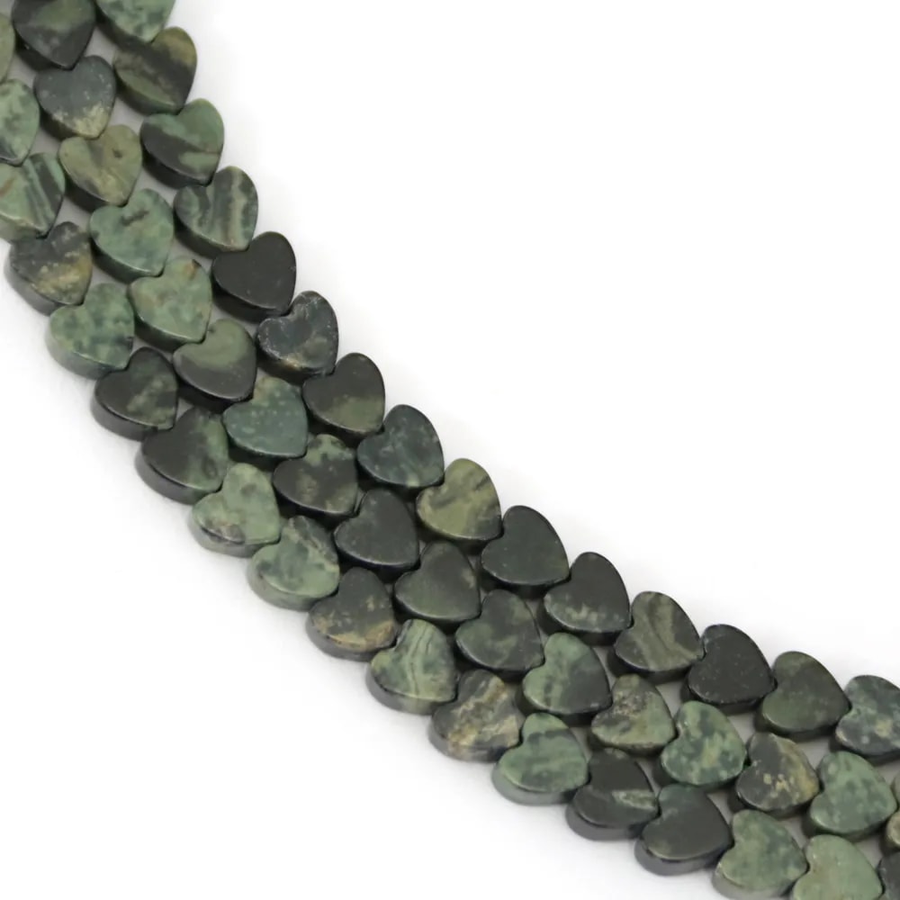 Herzform Perle Kambaba-Jaspis 4mm | Großhandel