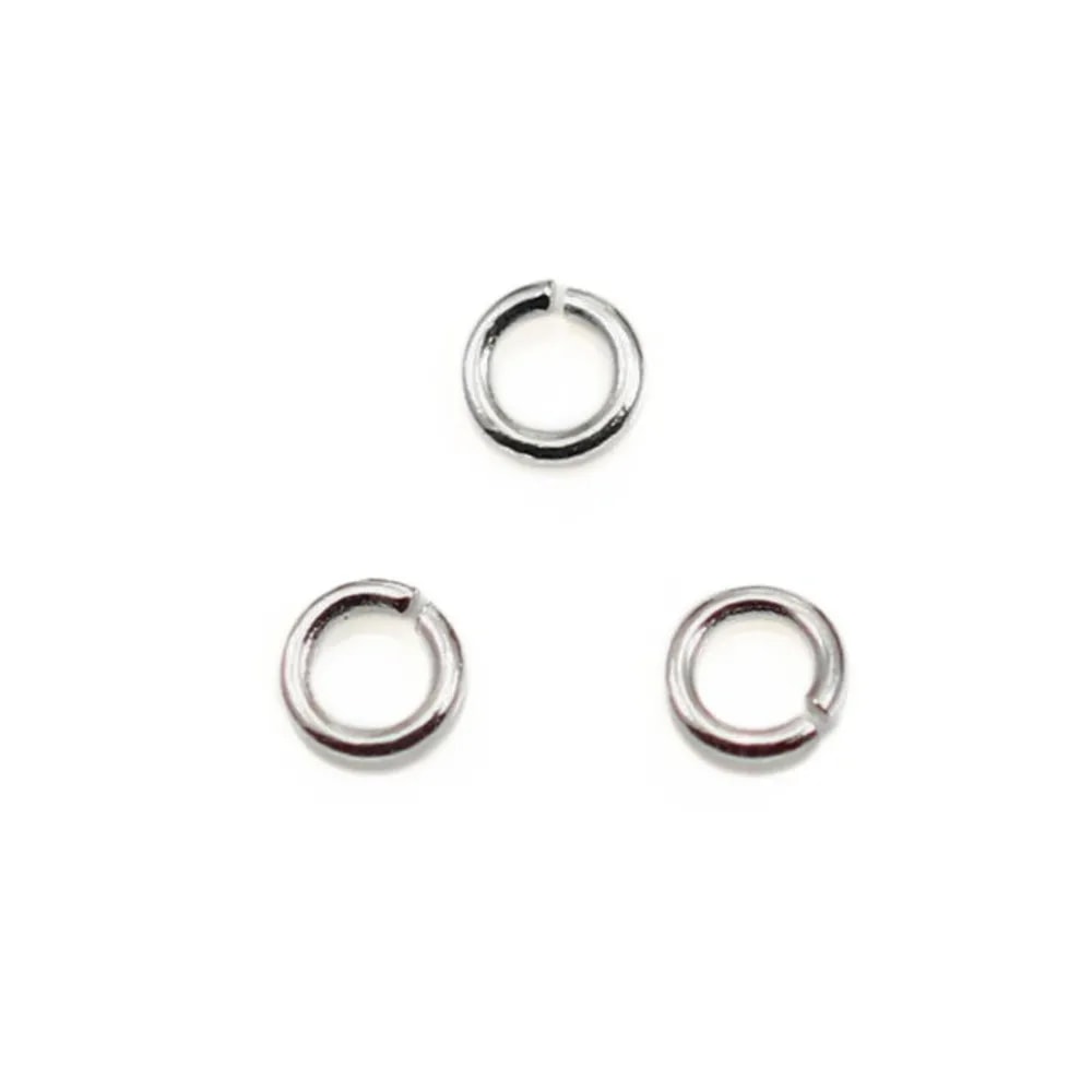 Anillas abiertas redondas 3mm - Acero Inoxidable para creación de joyas