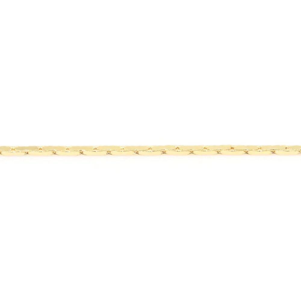 Catena Serpentina 0.7mm | Finitura Dorata | Ingrosso Componenti
