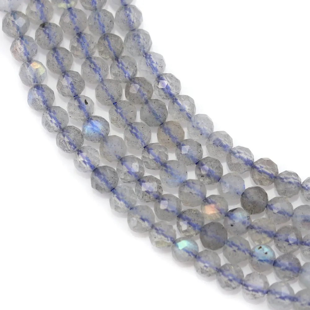 Perla Fine Labradorite 3mm Sfaccettata | Fornitore Gioielli