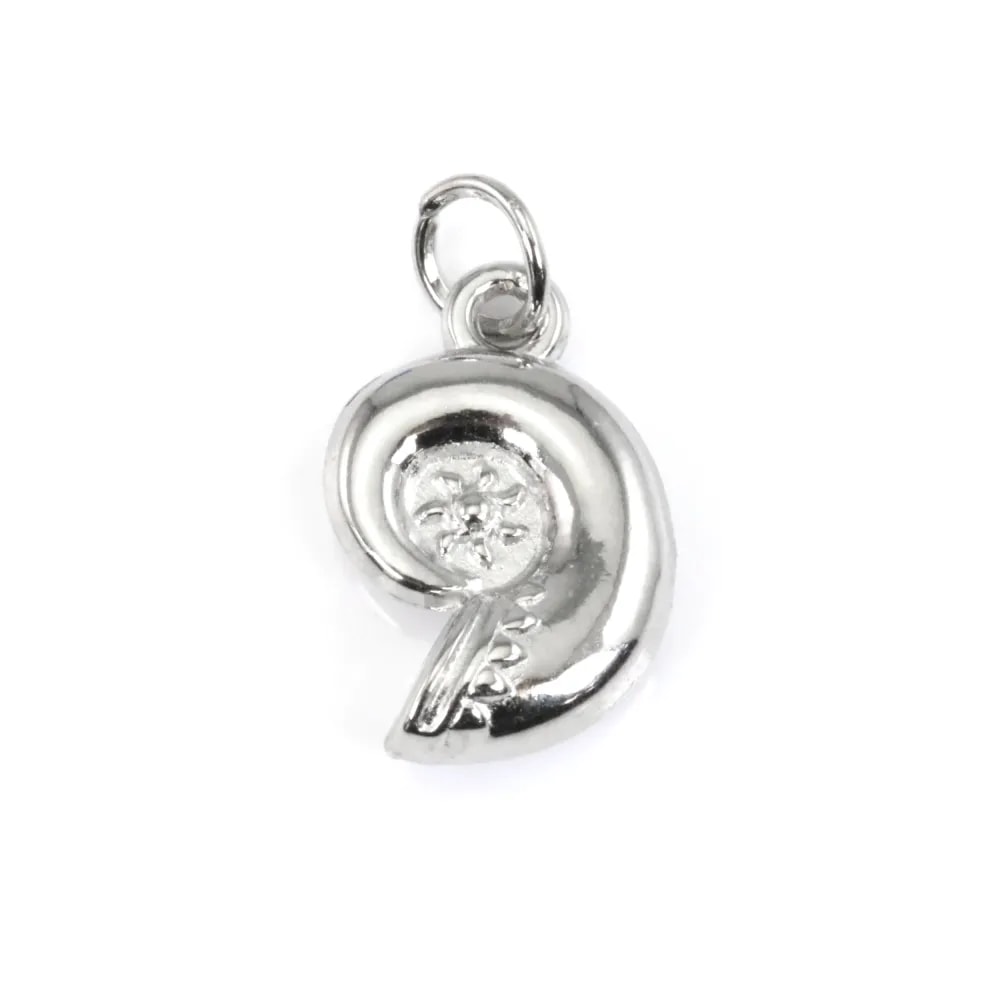 Pendente Conchiglia Lumaca 10x15mm | Acciaio Inox 304