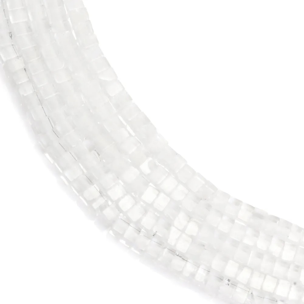 Cristal de roche lamelle carré 1x1.5mm x 39cm