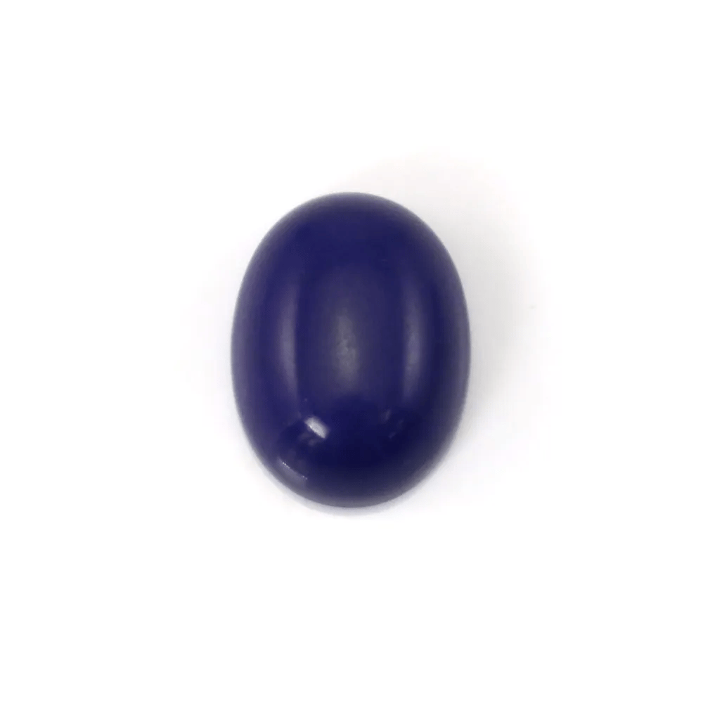 Cabochon pierre imitation Lapis Lazuli ovale 15x20mm x 2pcs