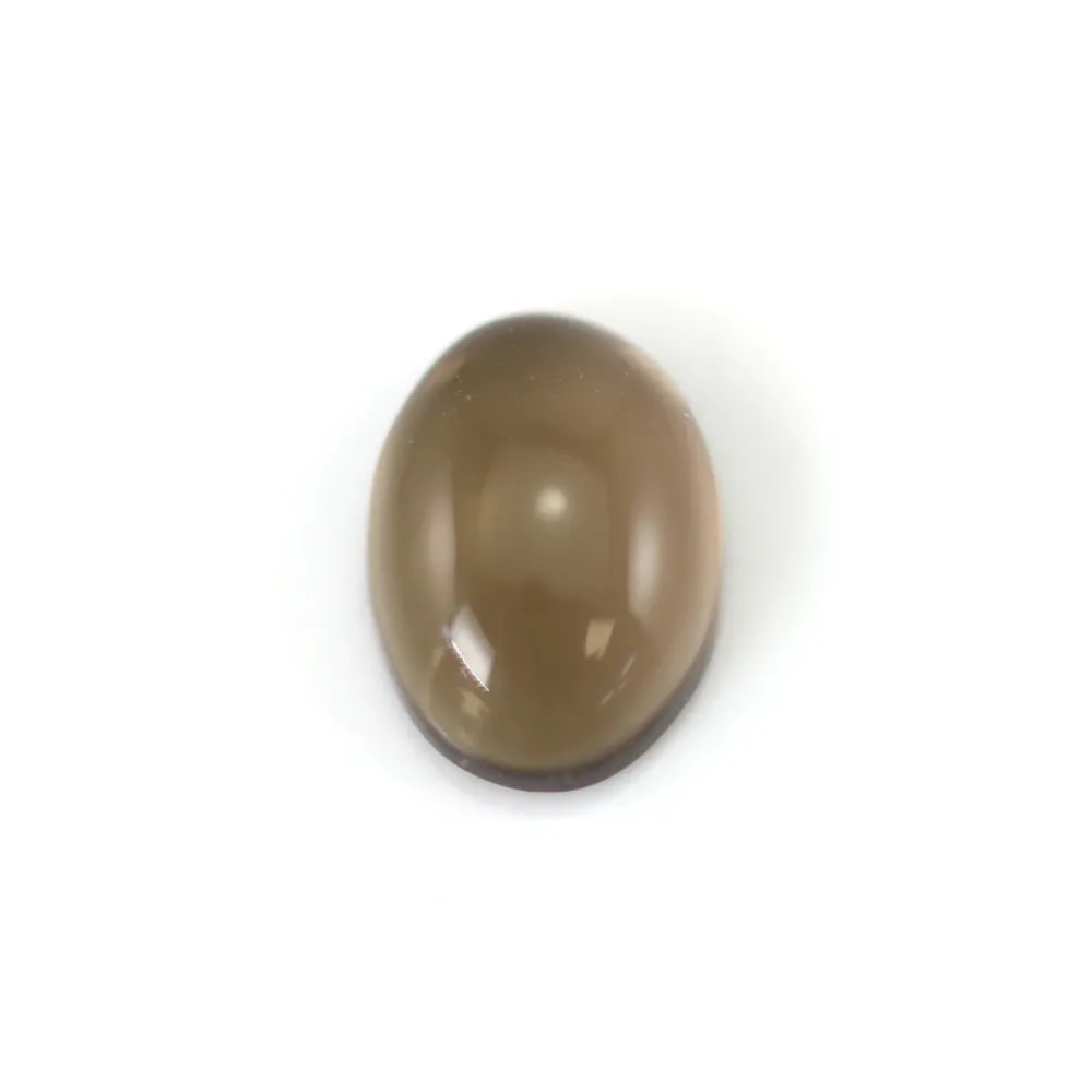 Cuarzo Ahumado Cabujón Oval 7x9mm | Proveedor Componentes Joyería