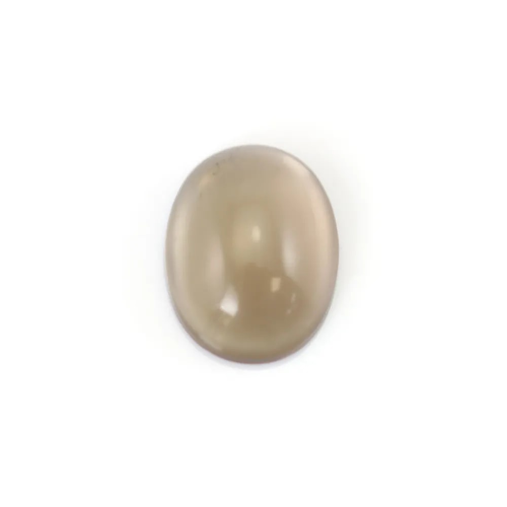 Smoky Quartz Cabochon 8x10mm | Natural Stone Jewelry Supplier