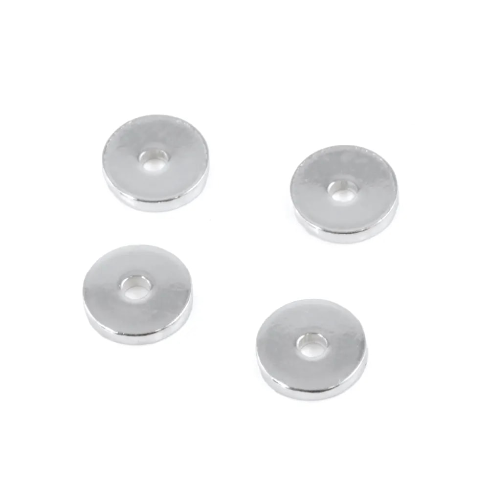 Perla Heishi 1x6mm | Atacadista Componentes Prata para Joias