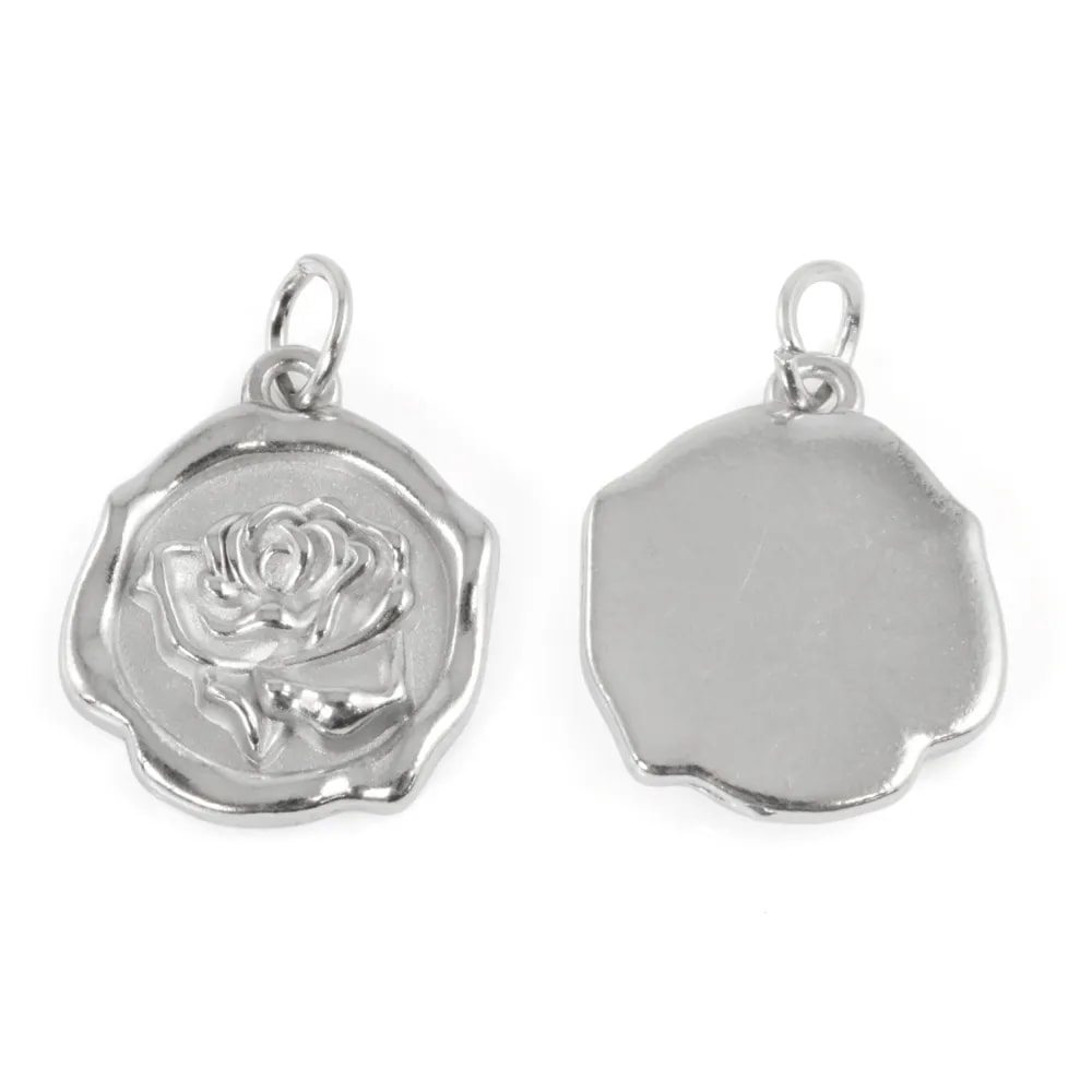 Pendant Rose Steel 304 | Fashion Jewelry Creation