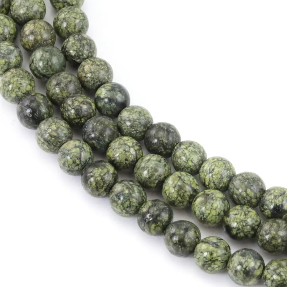 Perla Pierre Serpentina Redonda 6mm | Creación de Pulseras y Collares de Joyería