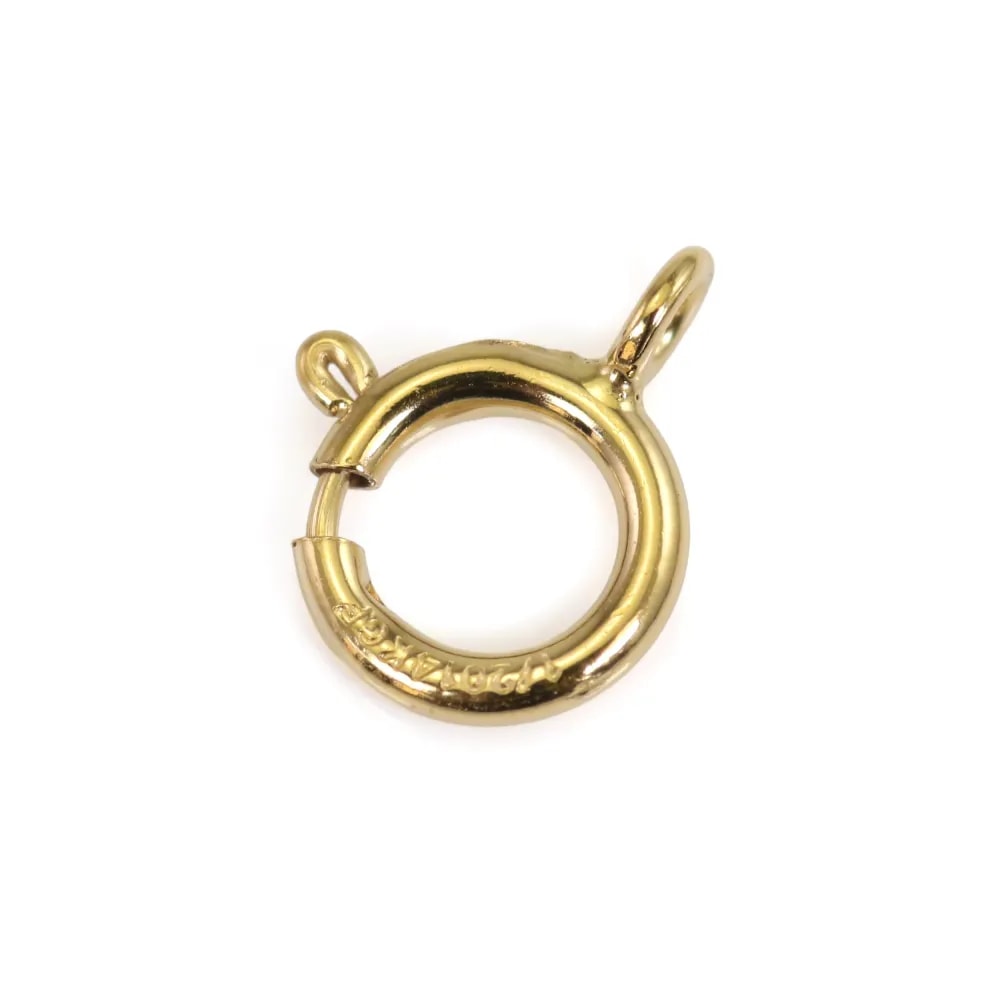 Fecho de Mola Gold Filled | Argola Fechada | Componentes de Joias