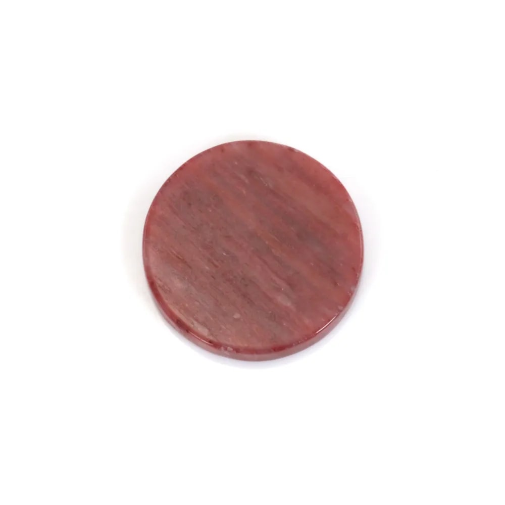 Cabujón Rodonita Redondo Plano | Piedra Natural | Creación de Joyas