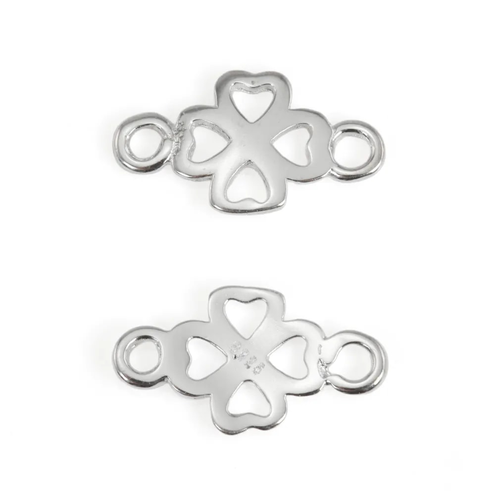 Spacer openwork clover - Silver 925 | Accessories Jewelry