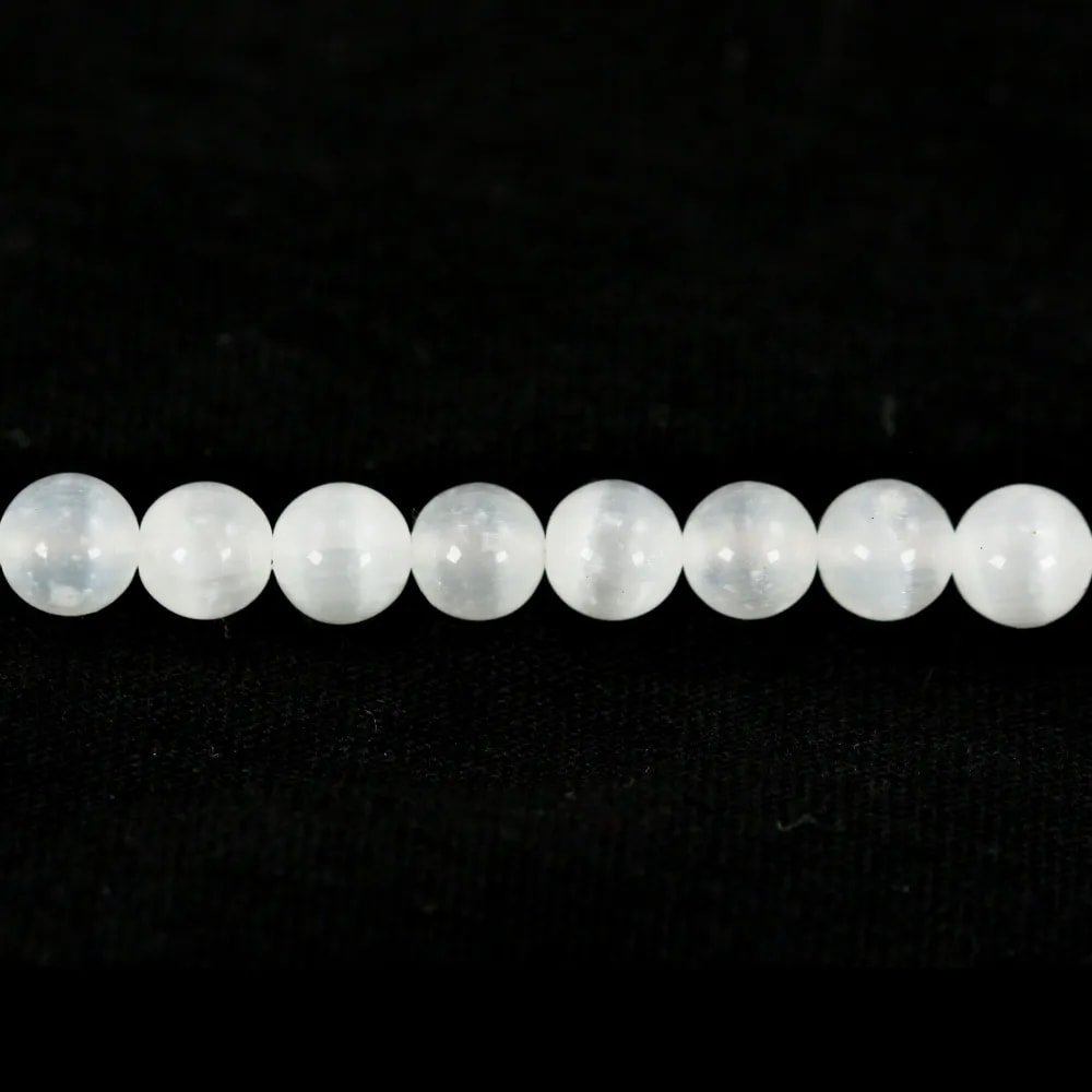 Selenita redonda 8.5mm, calidad A