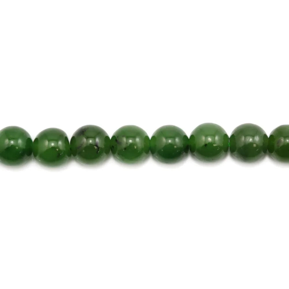 Jade Néphrite de Russie rond 6mm x 39cm