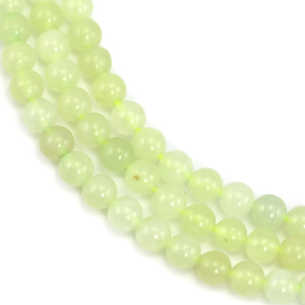 Jade Xinshan ronde 6mm x 38cm