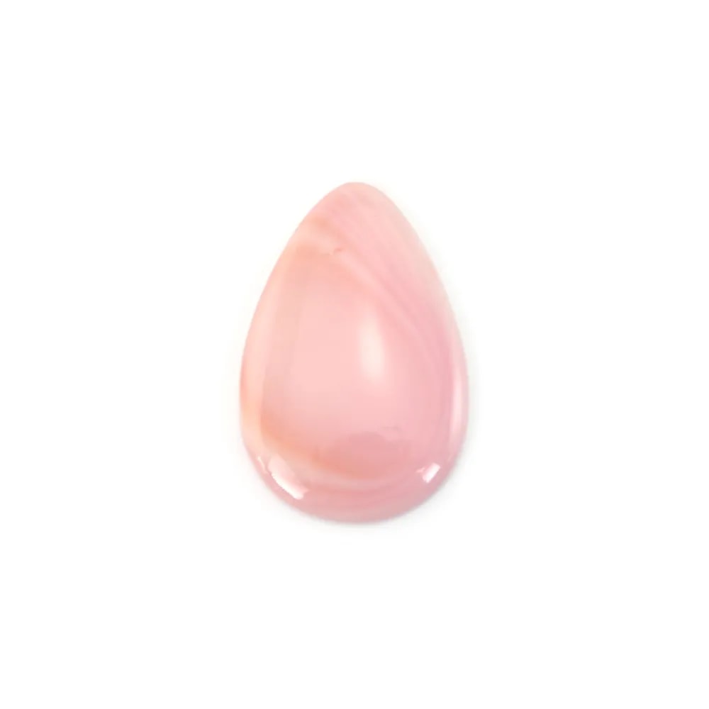Cabochon Lambi Rosa 20x30mm | Komponente für handgefertigten Schmuck