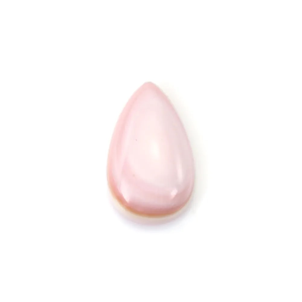 Cabochon rosa Tropfen 5x8mm x 1Stk.