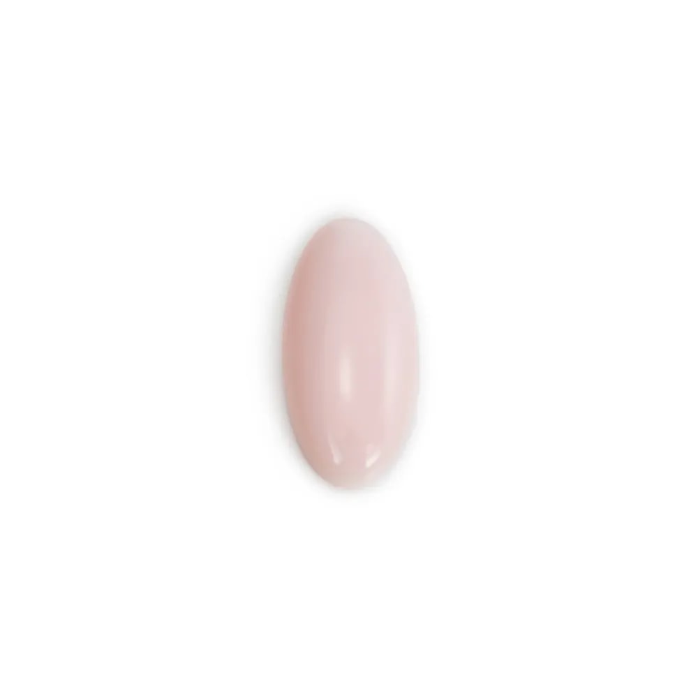 Cabujón Concha rosa ovalado 8x16mm x 1pc