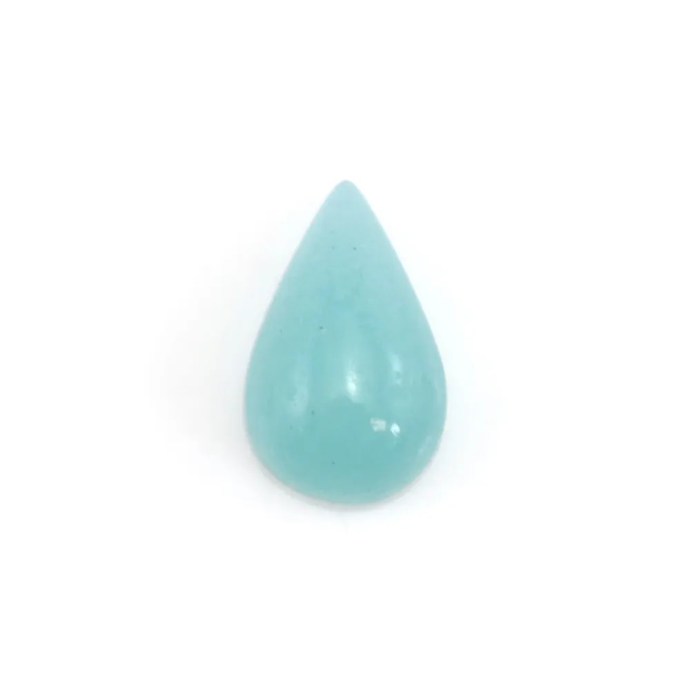 Amazonite cabochon drop 3.7x5.7mm x 2pcs