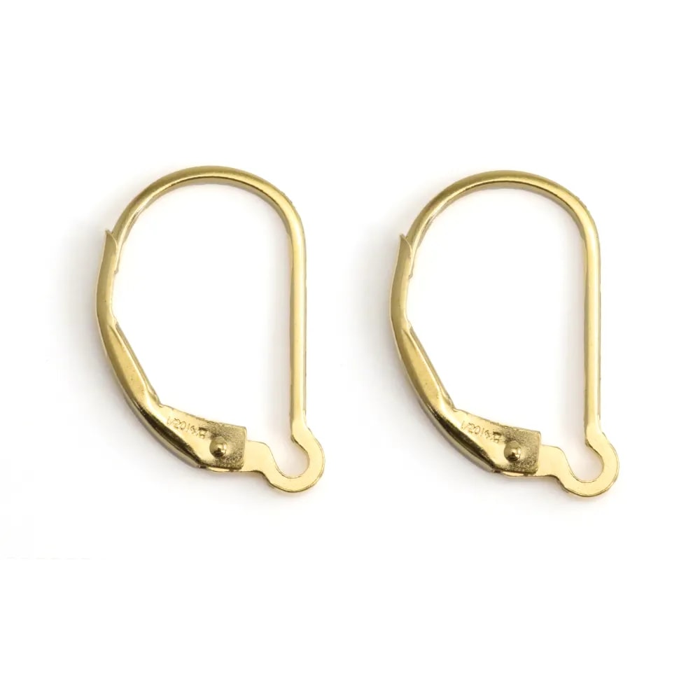Dormeuses interchangeable 15mm - Gold Filled x 2pcs